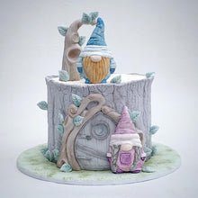 Load image into Gallery viewer, Katy Sue Girl Gnome Silicone Mould for Cake Decorating & Crafting. Makes a Gnome or Gonk 90 Tall x 55 Wide in Millimetres for Fondant, Flower Paste, Air Dry Clay, Polymer Clay. UK-Made.