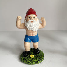 Load image into Gallery viewer, Outdoor Gnome Statue - Dumbbell Weightlifting Gnome Sculpture | dwarf home centerpiece decoration, Weather-Resistant Gnome Tabletop Decoration For Gardens, Courtyards, Lawns, Bedrooms