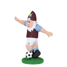 Load image into Gallery viewer, FOCO Officially Licensed Aston Villa FC Rabona Football Garden Gnome