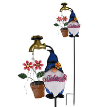 Load image into Gallery viewer, Solar Stake Lights Outdoor, Cartoon Gnome Solar Garden Stakes, Waterproof LED Landscape Lighting, Twinkling Garden Decoration, Winter Christmas Yard Lights, Backyard Walkway Lighting, Decorative Solar