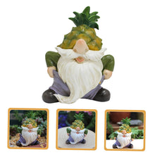 Load image into Gallery viewer, Happyyami Outdoor Gnome Ornaments Resin Craft Gnome Figurine Grandad Garden Ornaments