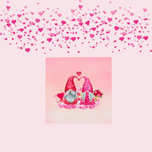 Load image into Gallery viewer, Three Dee Cards - Gonk Anniversary 3D Pop Up Card - Valentines Day For Her, Engagement, Congratulations on Wedding card, Wife Birthday, Couple Pop-up Gnome Greeting Card