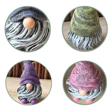 Load image into Gallery viewer, MOOCOCO Gnomes Ornament Resin Statues Mini Dwarf Figurine for Desk Outdoor Garden Patio Porch Lawn Home Decor Sculpture (Pink)