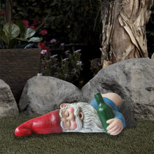 Load image into Gallery viewer, World of Wonders Bottom's Up Passed Out Funny Drunk Gnome Garden Figurine Statue Novelty Gift & Collectible Suitable for Humorous Outdoor Patio Lawn Decor