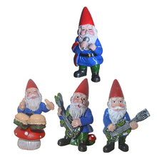 Load image into Gallery viewer, Cabilock 2sets Resin Gnome Figure Home Decor Ornament Christmas Garden Gnome Doll Adorable Decor 4pcs*2