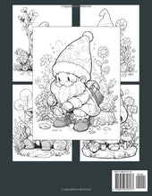 Load image into Gallery viewer, Spring Gnomes Coloring Book: Playful Spring Gnomes in Stunning Settings Illustrations for Teens Adults Creativity & Gnome Magic