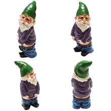 Load image into Gallery viewer, EJWCIG Funny Garden Gnomes Statues Drunk Peeing Naughty Inappropriate Yard Lawn Gnomes Outdoor Decorations Patio Decor (Bonfire)