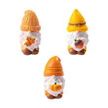 Load image into Gallery viewer, YAOGUI Set Of 3 Resin Leaf Miniatures Gnomes Ideal For Indoor And Outdoor Use Adds Unique Charm To Any Home Or Garden Setting