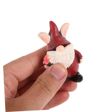 Load image into Gallery viewer, Happyyami 4pcs Christmas Elf Gnome Statues Outdoor Resin Garden Decor Festive Gnome Figurines for Yard Holiday Decoration for Home and Patio
