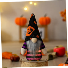 Load image into Gallery viewer, Cabilock 4pcs Halloween Gnome Ornaments Lighting Gnome Pendants Hanging Gnome Dolls Mushroom Solar Lights Elegant Home Decor