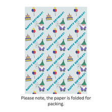 Load image into Gallery viewer, BeFindSee Birthday Wrapping Paper - Gift Wrap - Birthday Gonk - Birthday Gnome