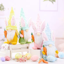 Load image into Gallery viewer, Sly Sippy Easter Gonk Gnomes Ornaments | 2 Pack Easter Rabbit Bunny Plush Doll Toys | Handmade Spring Gonks Gnomes Easter Egg Home Easter Decorations Gifts | Easter Bunny Decorations -Green and Pink