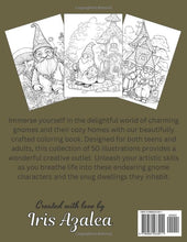 Load image into Gallery viewer, Charming Gnomes and Their Homes: 50-Image Adult Coloring Book suitable for Teens: Adult Coloring book of Fantasy Magical and imaginative Gnomes ... and relaxation (Fairytale Fantasy Collection)