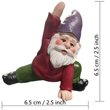Load image into Gallery viewer, MUAMAX Miniature Garden Gnomes Set of 3 Fairy Garden Yoga Gnome Figurines Funny Fairy Garden Accessories Gnome Garden Decor Ornaments