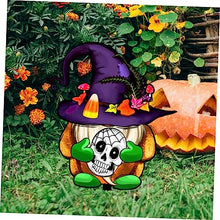 Load image into Gallery viewer, Toyvian 3Pcs Halloween Gnome Stakes Durable Acrylic Garden Signs for Outdoor Decor for Yards and Lawns Easy to Install Halloween Decorations