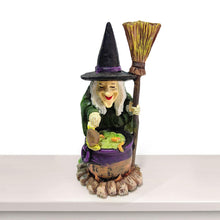 Load image into Gallery viewer, Fowybe Halloween Witch Figures | Wizard and Witch Figures - Psychological Sand Table Ornaments Resin Halloween Decorations for Home 1 Piece