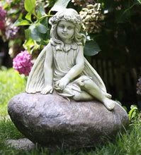 Load image into Gallery viewer, YTOOZ Sculpture Garden Elves, Fairy Flower Decoration Retro Nostalgia Statue Outdoor Garden Landscaping Lawn Decoration Ideas Gift