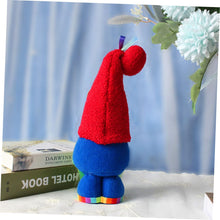 Load image into Gallery viewer, Cabilock High Hat Plush Doll Garden Gnome Ornament for Fairy Garden Micro Gnome Figurines Christmas Plush Doll Ornaments Miniature