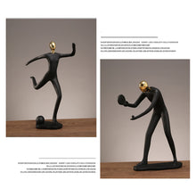 Load image into Gallery viewer, CDQL Golf Figurine Statue, Man Golf Statue, Golfer Decoration, Modern Sculpture, Table Centerpiece, Abstract Arts Ornamentsm, for Home Cabinet Shelf Decoration
