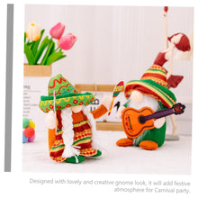 Load image into Gallery viewer, Ciieeo Carnival Gnome Doll Unique Mexican Gnome Decor for Home Decoration for Festive Celebrations and Carnival Parties Centerpiece for Tables and Shelves