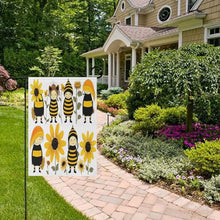 Load image into Gallery viewer, Little Gnomes Yard Flags, Large Garden Flags 28 x 40 Double Sided, Spring Outdoor Flag