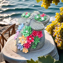 Load image into Gallery viewer, Kraledge Garden Statue, Dragonfly Patio Decor Solar Statue with 10 LED Lights, Resin Dragonfly Figurines Ornament for Balcony, Yard, Lawn Ornament, Perfect Garden Gift