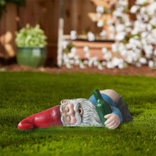 Load image into Gallery viewer, World of Wonders Bottom's Up Passed Out Funny Drunk Gnome Garden Figurine Statue Novelty Gift & Collectible Suitable for Humorous Outdoor Patio Lawn Decor