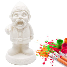 Load image into Gallery viewer, Unpainted Military Garden Gnomes, Say What Again! Funny War Gnome, DIY Paint Your Own Funny Army Gnomes, Resin Soldier Statue, Dwarf Gangster Statue, Statue for Indoor Outdoor Lawn Yard Decorations