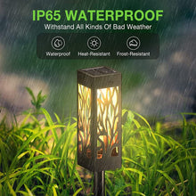 Load image into Gallery viewer, WdtPro Solar Lights Outdoor Garden, 6 Pack Garden Lights Solar Powered Waterproof with Warm White LED Lights, Solar Garden Ornaments Outdoor for Patio, Yard, Pathway Dusk to Dawn Auto On/Off