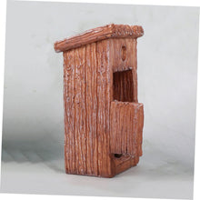 Load image into Gallery viewer, Happyyami Resin Toilet Dwarf Statue Dwarf Design Sculpture for Garden Ornaments Fairy Garden Gnome Decoration