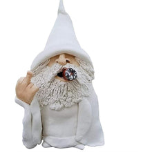 Load image into Gallery viewer, Garden Gnome Gnome Decor Garden Ornaments Outdoor Funny Gnome Waterproof Garden Figurine for Lawn Yard Porch Patio White