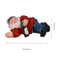 Load image into Gallery viewer, Toyvian 1Pc Dwarf Shaped Garden Ornament Funny Resin Gnome Figurine for Outdoor Decoration for Lawn Home Decor Durable and Weather Resistant Garden Fairy Statues