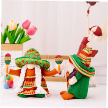 Load image into Gallery viewer, Ciieeo Carnival Gnome Doll Unique Mexican Gnome Decor for Home Decoration for Festive Celebrations and Carnival Parties Centerpiece for Tables and Shelves