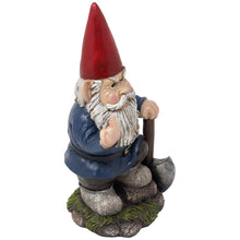 Load image into Gallery viewer, Home 'n Gifts Whimsical Gnome Flipping Off Middle Finger Mini Statue for Outdoor Garden Decor Sculptures As Funny Yard Decorations Or Unique Gifts for Gardeners
