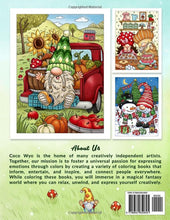 Load image into Gallery viewer, Enchanted Gnomes: Fantasy Coloring Book for Adults with Adorable Gnome Illustrations for Stress Relief and Relaxation