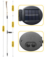 Load image into Gallery viewer, KALAHOL Solar Firework Lights 180 LED 2 Pack, 8 Modes Solar Lights Outdoor Garden IP65 Waterproof, Decoration for Pathway Flowerbed Party Ornaments Yard(Warm White)