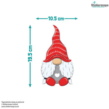 Load image into Gallery viewer, Stickerscape Christmas Gonks Window Stickers (Gnomes)| Christmas Window Decorations to Create a Winter Themed Display | Reusable, Re-positionable and Cleanly Removable