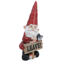 Load image into Gallery viewer, AB Tools Gnome with Leave Sign Figurine Statue House Decor Ornament Garden Yard