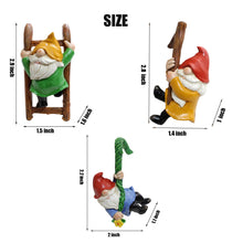 Load image into Gallery viewer, Wetufin Funny Climbing Gnome Garden Gnome Statues Creative Dwarf Decoration Gnome Resin Sculpture Decorations Novelty Gift for Desk Indoor Outdoor Yard Patio Lawn Figurines Landscape Decor