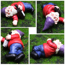 Load image into Gallery viewer, GZTEESER 4PCS Drunk Gnomes Dwarf Garden Knomes Decorations Decor Clearance Drunken Figurines for Outdoor Indoor Patio Yard Lawn Porch Ornament Gift