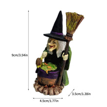 Load image into Gallery viewer, Fowybe Halloween Witch Figures | Wizard and Witch Figures - Psychological Sand Table Ornaments Resin Halloween Decorations for Home 1 Piece