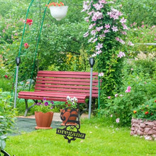 Load image into Gallery viewer, Toyvian Adorable Garden Gnome Stake Easy Ground Insertion Decor for Outdoor Garden Patio Cute Metal Dwarf Insert for Joyful Festivals Flower Pots More