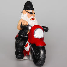 Load image into Gallery viewer, nezababy Funny Garden Gnome Decoration Riding Motorcycle Statues Naughty Figurines Outdoor Indoor Lawn Yard Patio Sculptures Resin