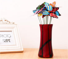 Load image into Gallery viewer, FANGZHE 50PCS Garden Butterflies Stakes, Colorful Garden Decorative Stakes, PVC Waterproof & Durable, Vibrate in Breeze, Multi-Angle Display, Indoor/Outdoor Use