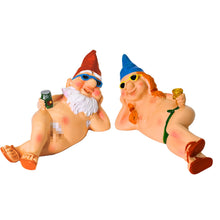 Load image into Gallery viewer, YUSWBCO Garden Gnomes, Gag Gifts, Funny Gifts for Men Women, Garden Gnomes Outdoor Funny, Yard Decorations Outdoor (Lying Gnome)
