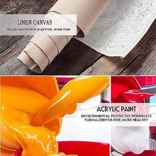 Load image into Gallery viewer, WJWWANG Paint by Numbers for Adults 16x20inch DIY Paint by Numbers Kits Christmas Tree and Gnomes for Beginner on Canvas Oil Painting with Paintbrushes for Home Decoration