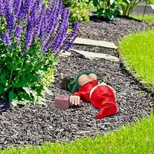Load image into Gallery viewer, Naughty Gnomes Garden Decorations, Funny Garden Gnomes Statues Outdoor Reading Without Closing The Door of Toilet Dwarf Ornaments, Garden Gnomes Decor,Yard Camp Lawn Cartoons Party Decor (05#)