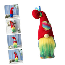 Load image into Gallery viewer, Cabilock High Hat Plush Doll Garden Gnome Ornament for Fairy Garden Micro Gnome Figurines Christmas Plush Doll Ornaments Miniature