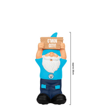 Load image into Gallery viewer, FOCO Officially Licensed Manchester City FC Slogan Sign Football Garden Gnome
