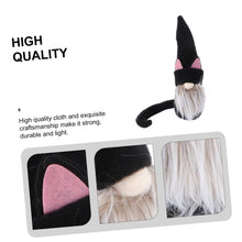 Load image into Gallery viewer, Ciieeo 3pcs Cat Doll Decorative Gnome Ornament for Home and Garden Cute No-face Doll Cloth for Boys and Girls Rooms and Festive Celebrations and Charming Adornment